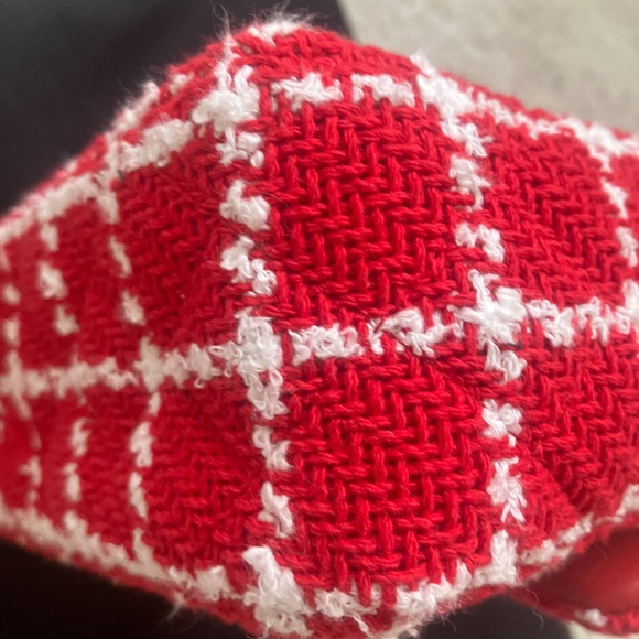 Chanel Mini Rectangle Flap Tweed Red & White Brand New! - Picture 9 of 15